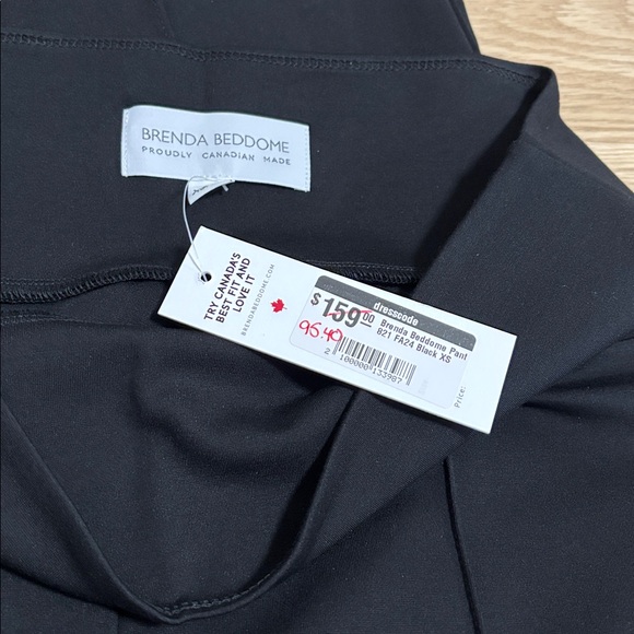 BRENDA BEDDOME (XS) Ponte Slip-On Pant Black NWT - Picture 6 of 11